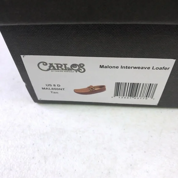 Carlos Santana Malone Interweave Loafer Shoes Size 8